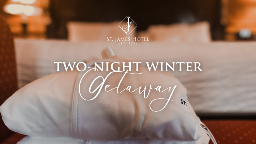 cozy robes, two night winter getaway words