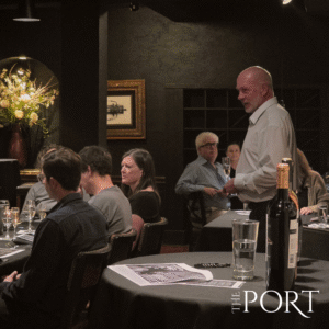 Wine dinner at the Port