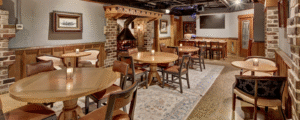 Dining area at the Port in the St. James Hotel